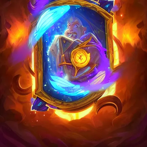 Image similar to luminous magical paper scroll floating in the air, fantasy digital art, in the style of hearthstone artwork