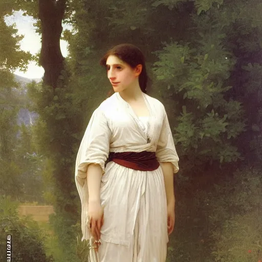 Prompt: a portrait of a character in a scenic environment by William-Adolphe Bouguereau