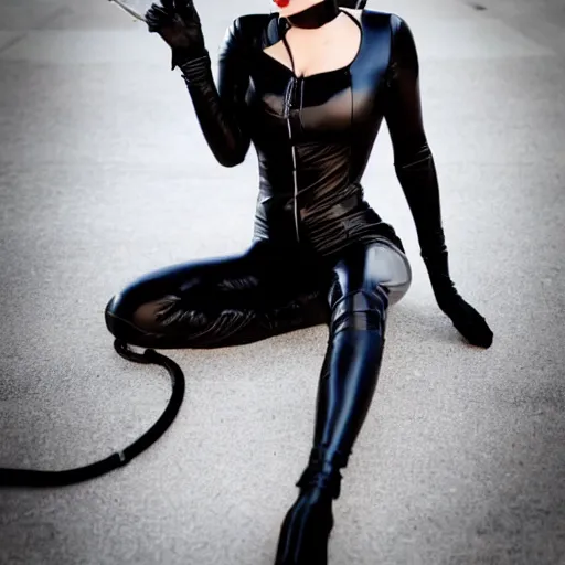 Prompt: catwoman photoshoot