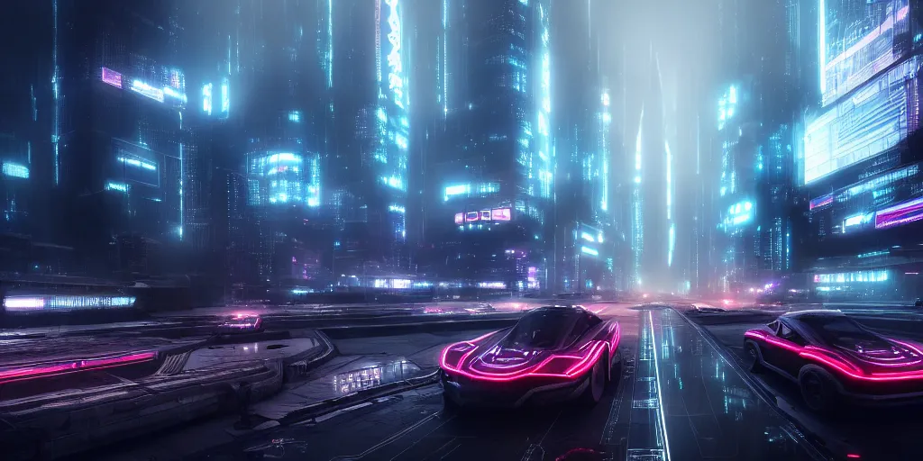 Image similar to a wide angle view of a steamy technopunk beijing, in the style of tron legacy, concept art, desaturated, cinematic, film noir, ominous, darksynth, illuminated lines, outrun, misty, octane render, by zack snyder and jeremy mann, 8 k