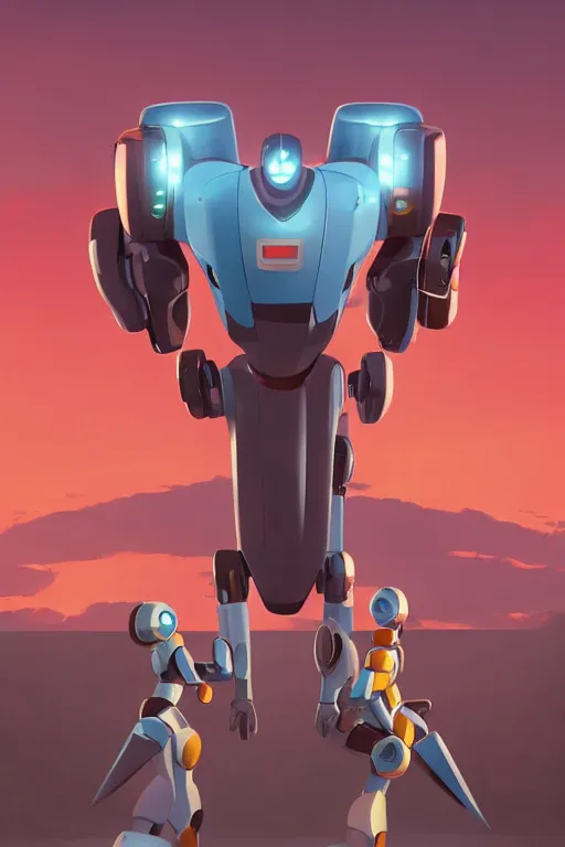 Image similar to metabots medabots medarotto medarot robot minimalist comics, behance hd by jesper ejsing, by rhads, makoto shinkai and lois van baarle, ilya kuvshinov, rossdraws global illumination ray tracing hdr radiating a glowing aura