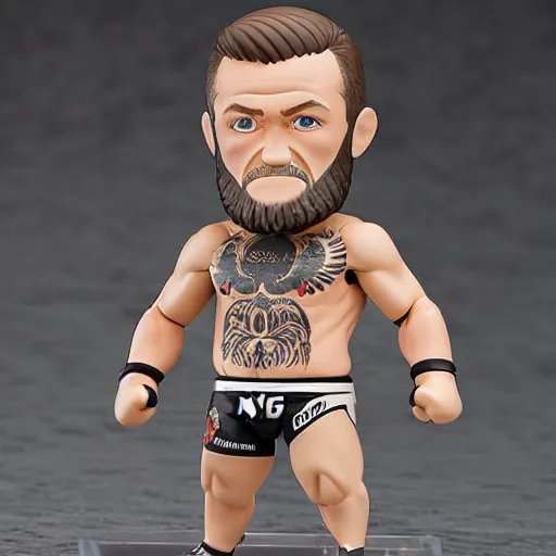 Prompt: nendoroid of conor mcgregor, figurine, detailed product photo.