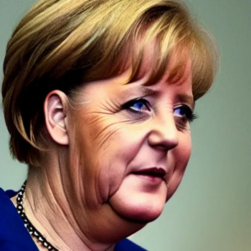 Image similar to balded Angela Merkel