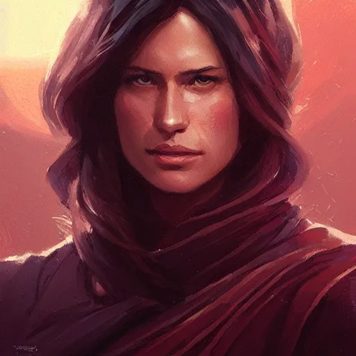 Image similar to portrait of a woman by Greg Rutkowski, Jaina Solo from the Star Wars Expanded Universe, highly detailed portrait, digital painting, artstation, concept art, smooth, sharp foccus ilustration, Artstation HQ