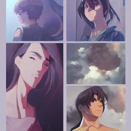 Image similar to stone brick, texture, style of makoto shinkai and artgerm and loish