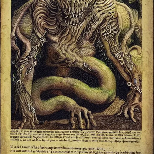 Image similar to bizarre bestiary of repressed unconscious emotional monsters and creatures