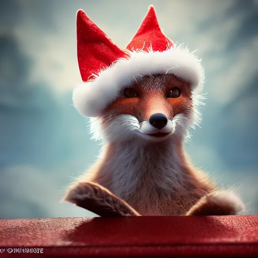 Prompt: cute fox, wearing santa hat, realistic cinematic lighting, establishing action shot, ultra detailed, hyper realism, photo, octane render, 8k!dream Maryport, UK