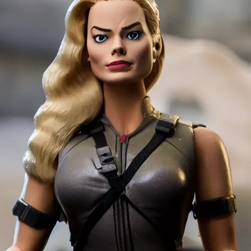 Image similar to margot robbie hasbro g. i joe 4 k