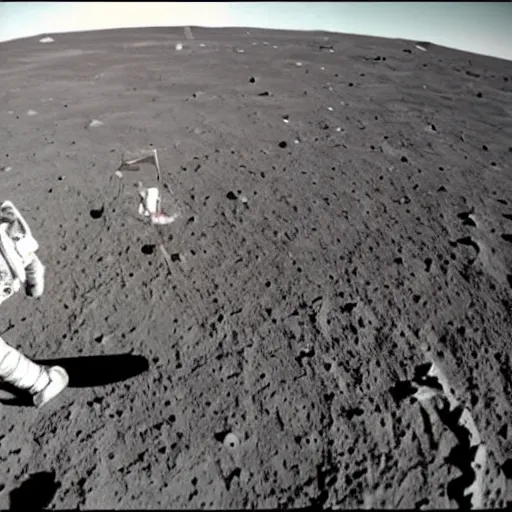 Image similar to gopro footage fighting mark zuckerberg on the moon.