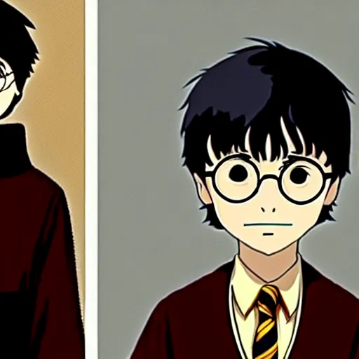 Image similar to harry potter, hayao miyazaki