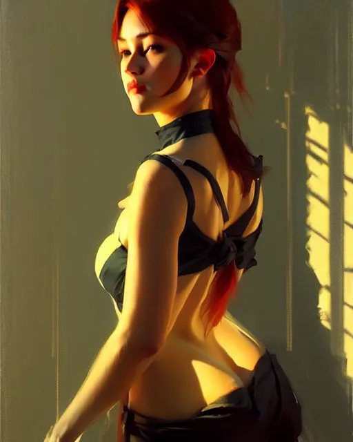 Prompt: a potrait of a human rogue, fine details. night setting. realistic shaded lighting poster by ilya kuvshinov katsuhiro, artgerm, jeremy lipkin and michael garmash, unreal engine, radiant light, detailed and intricate environment, digital art, trending on art station