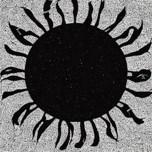 Image similar to black hole sun