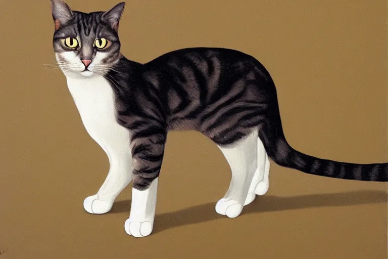 Image similar to cat portrait artwork by tim eitel