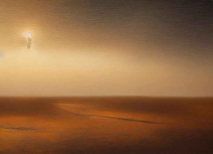 Prompt: water canals in a desert, by jean delville and sophie anderson and mandy jurgens, moody atmosphere, cinematic atmospheric, cinematic lighting, golden ratio, perfect composition, elegant, no crop, extremely detailed, 4 k, hd, sharp focus, masterpiece, trending on artstation