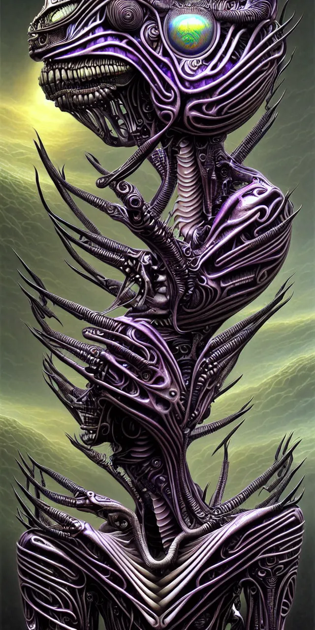 Prompt: beautiful alien machine goddess by android jones alex grey m. c. escher h. r. giger android jones alex grey mark cooper alien beauty alien cyborg machine goddess beauty alien machine deity alex grey android jones hr giger artgerm artstation award winning photorealistic detailed hypervivid intense fantasy concept art by greg rutkowski