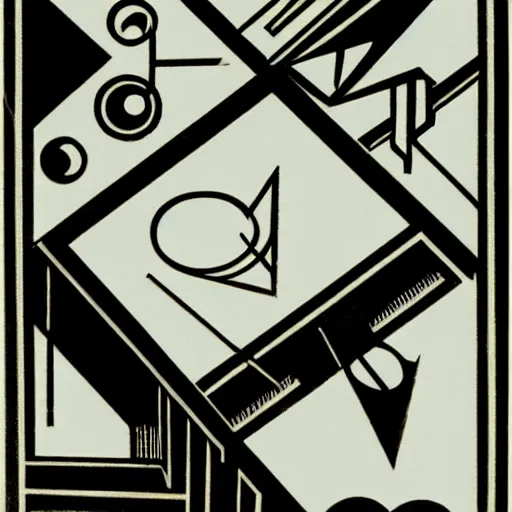 Image similar to a card game, white background, black and white, woodcut, beardsley, aubrey, crepax, guido, moholy - nagy, laszlo, bauhaus, walter gropius, josef albers, oskar schlemmer