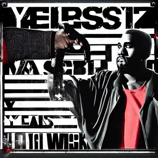 Image similar to kanye west, yeezus