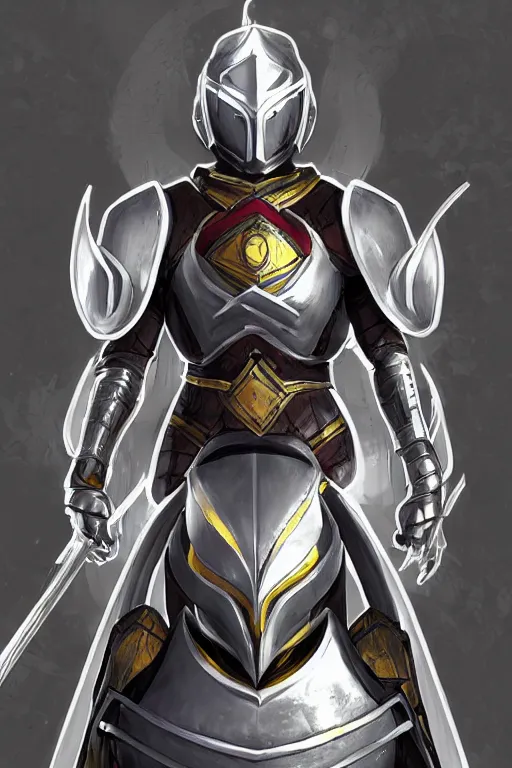 Image similar to helmet armor guardian destiny in witch queen illumination ray tracing hdr fanart arstation by sung choi robot ninja mask and eric pfeiffer and gabriel garza and casper konefal