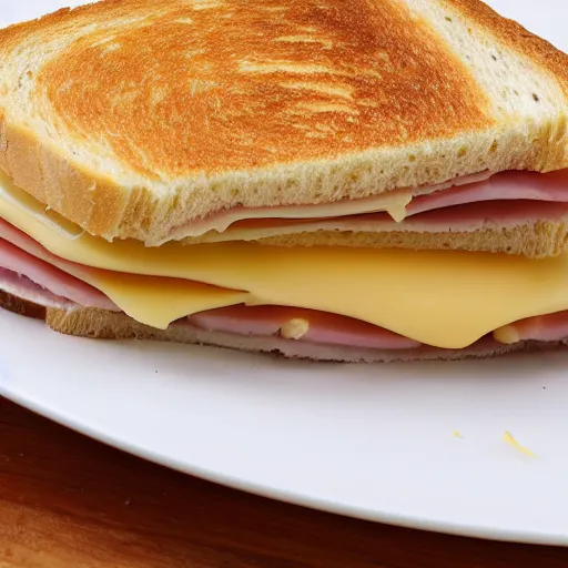 Prompt: ham and cheese sandwich
