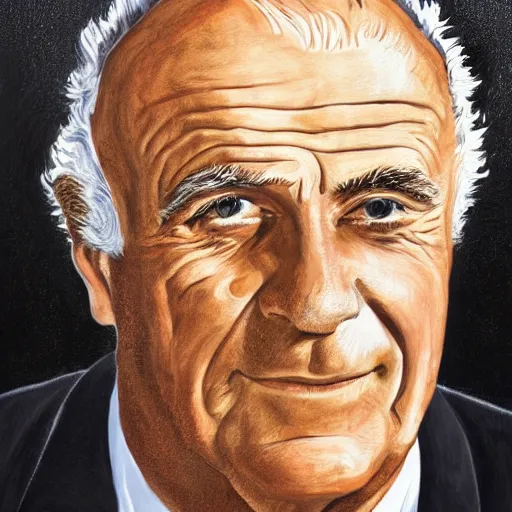 Image similar to figurativism proportional detailed portrait of james caan at elderly age of 1 0 5