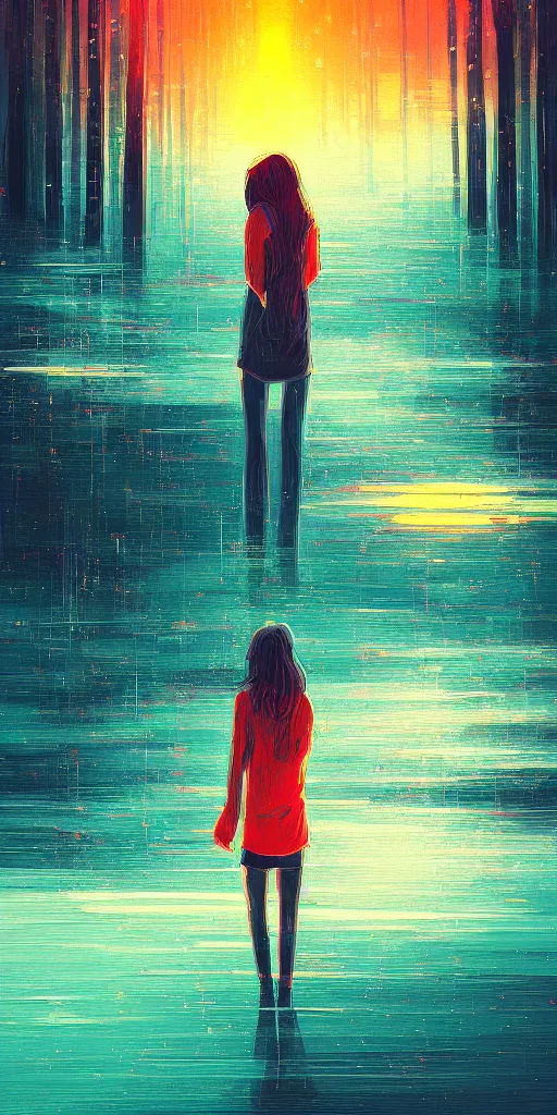 Image similar to a person going through withdrawals by alena aenami