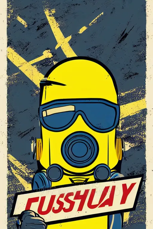 Image similar to fallout 7 6 retro futurist illustration art by butcher billy, sticker, colorful, illustration, highly detailed, simple, smooth and clean vector curves, no jagged lines, vector art, smooth andy warhol style