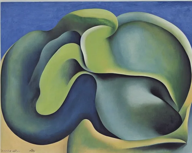 Image similar to artwork by georgia o'keeffe