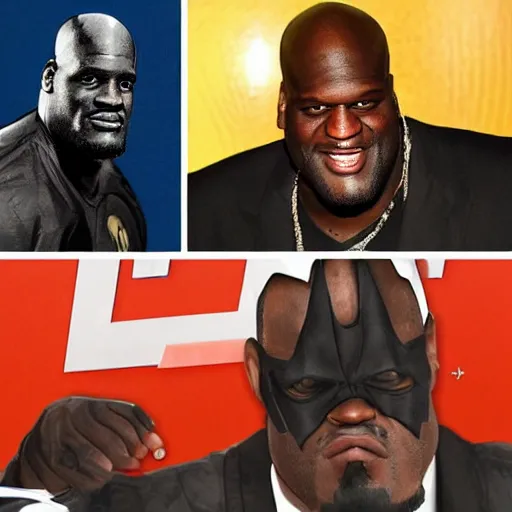 Prompt: shaquille o'neal and aaron carter both got flattened by the batmobile, but before it could make it back to the batcave, abraham lincoln popped out of his grave and took an ak - 4 7 out from under his hat