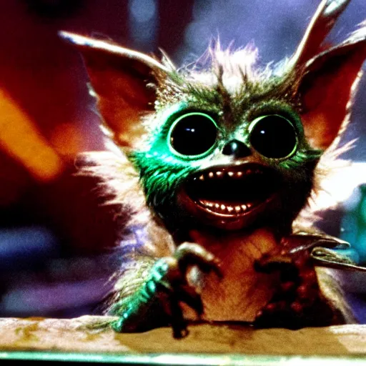 Prompt: Gremlins movie still 8k hdr