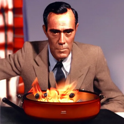 Image similar to henry fonda in a fondue, 8 k ultra realistic details