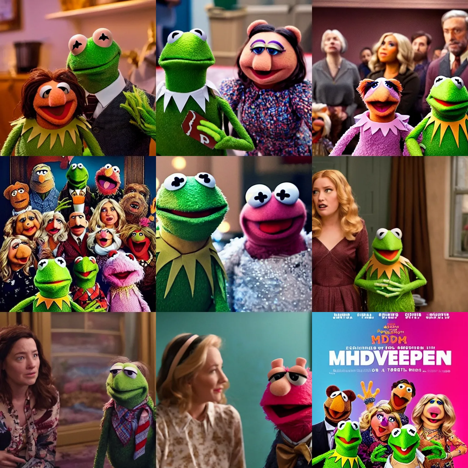 Prompt: “Movie still of Muppets Midsommer (2019) by Ari Aster”