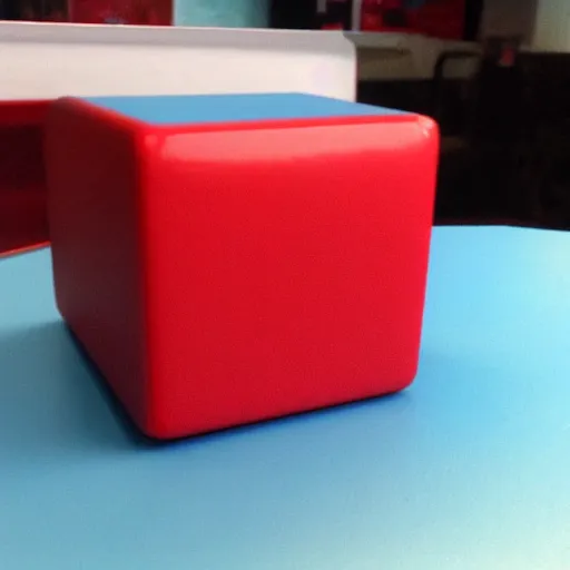 Prompt: red cube on top of blue cube, accurately matches the description, physically correct, logically correct, realistic, don't you dare lie to me