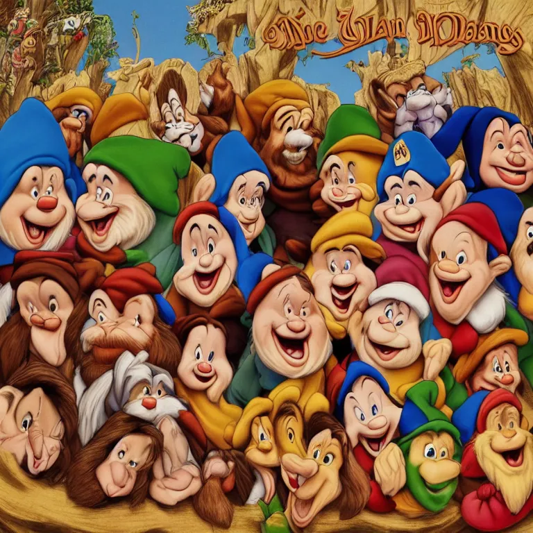 Image similar to The Seven Dwarves album cover