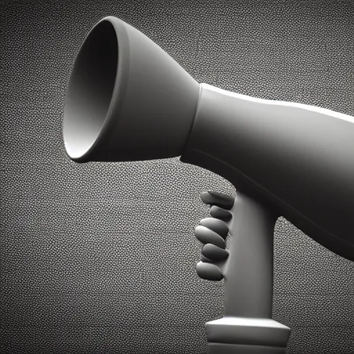 Prompt: megaphone render