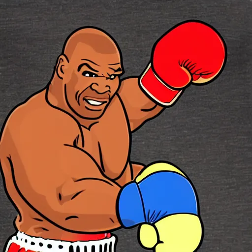 Image similar to mike tyson's punch - out!! toy