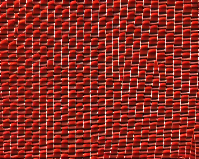 Prompt: 4 k hd, high resolution canvas of geometrical shapes in red white orange black, shot with sigma f / 4. 2, 2 5 0 mm sharp lens, wide shot, high level texture render