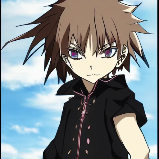 Image similar to young blonde boy fantasy thief, tsubasa chronicles, anime style