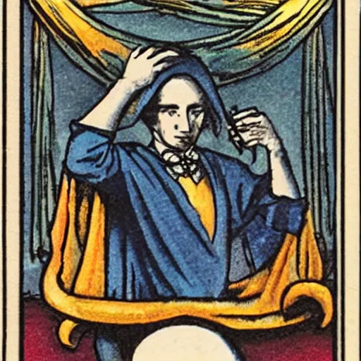 Image similar to tarot card of don giovanni