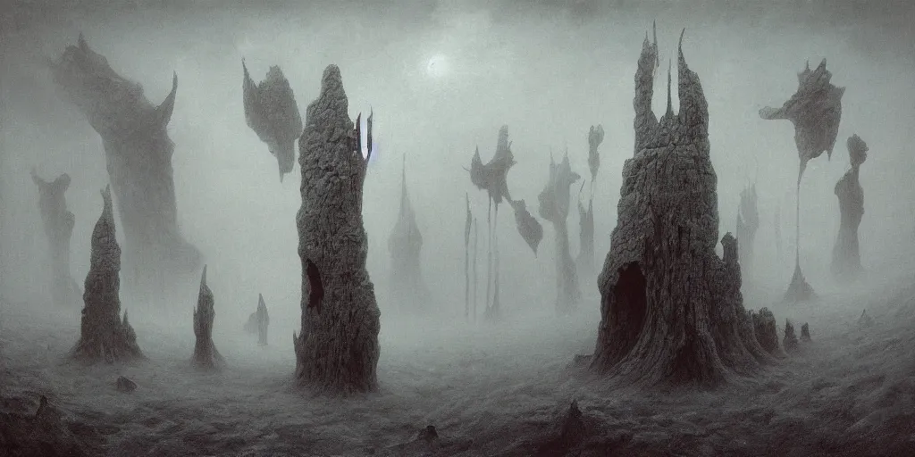 Prompt: runescape, zdzisław beksinski