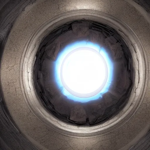 Image similar to 8 k hd detailed octane render of a portal to another dimension