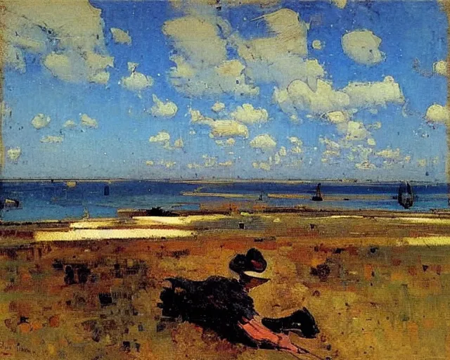 Prompt: arthur streeton