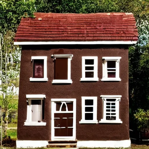 Image similar to une maison en chocolate