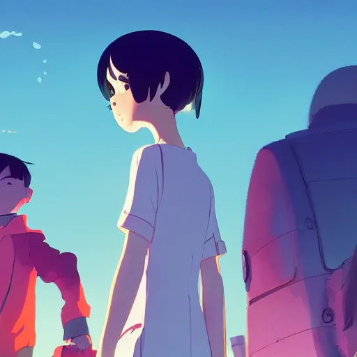 Prompt: tread softly because you tread on my dreams, detailed, cory loftis, james gilleard, atey ghailan, makoto shinkai, goro fujita, studio ghibli, rim light, exquisite lighting, clear focus, very coherent, plain background