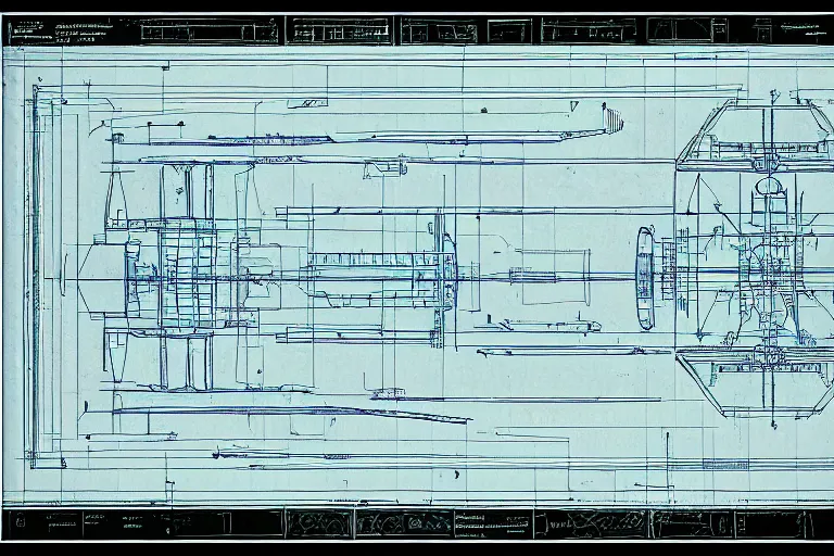 Image similar to alien spaceship blueprint schematics