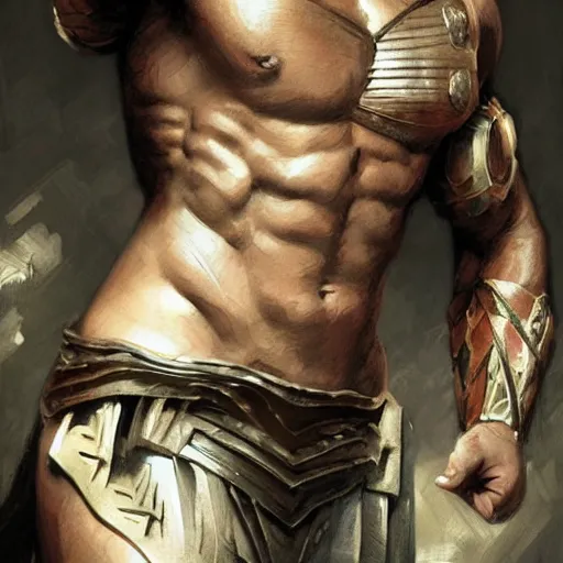 Image similar to henry cavill as a greek gladiator, gorgeous, amazing, muscular, intricate, highly detailed, digital painting, artstation, concept art, sharp focus, illustration, art by greg rutkowski and alphonse mucha