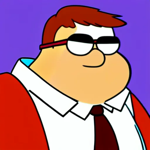 Image similar to Peter Griffin, digital art