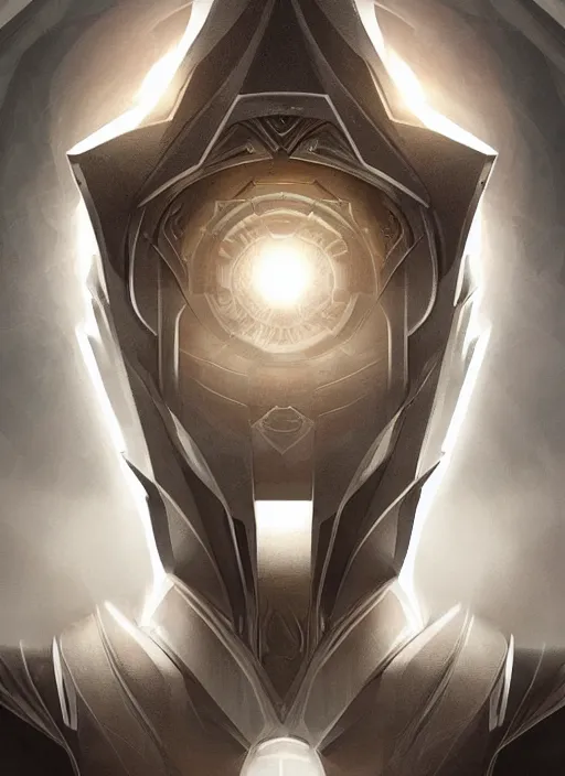 Image similar to symmetry!! solid cube of light, hard edges, product render retro - futuristic poster scifi, ancient kings in white robes, intricate, elegant, highly detailed, digital painting, artstation, concept art, smooth, sharp focus, illustration, dreamlike, art by artgerm