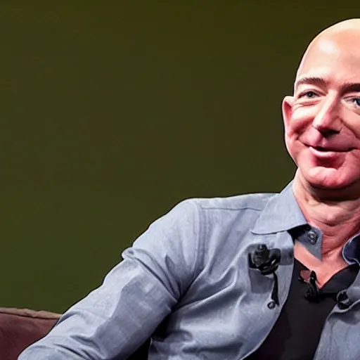 Image similar to Photo of Jeff Bezos with long hair