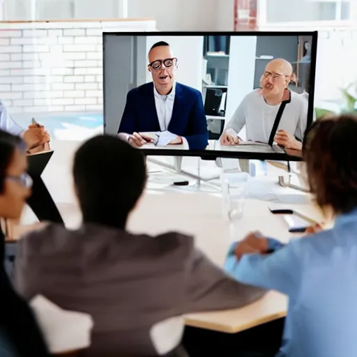 Image similar to 10 people in a video meeting trying to plan a sprint