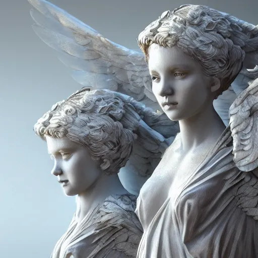 Image similar to angels very highly detailed, award winning, trending on artstation, 4K UHD image